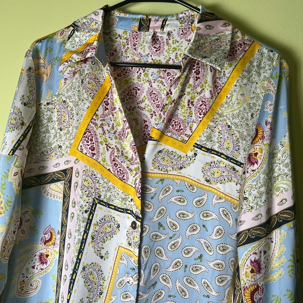 Cato Multicolor Patterned Blouse - image 4
